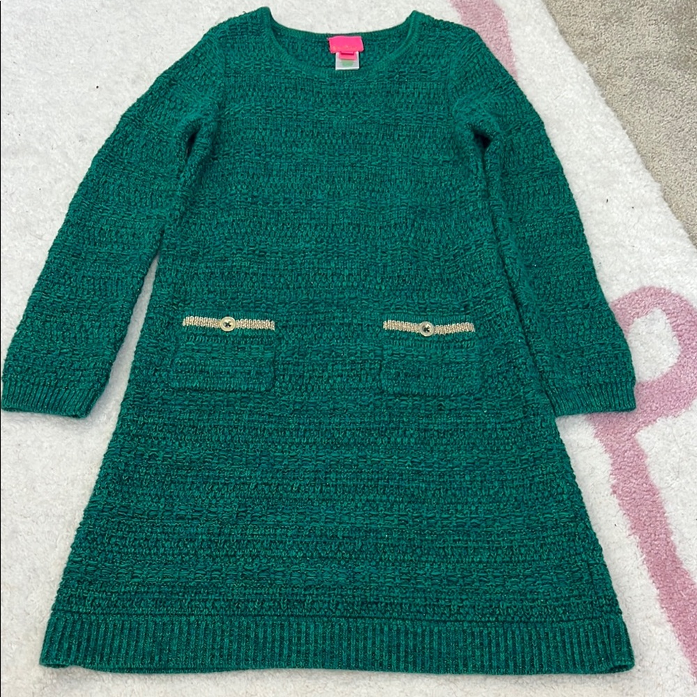 Lilly Pulitzer Teal Knit Dress